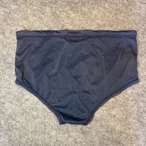 Vintage Dolfin Men’s Swim Brief – Navy with Yellow Accents size 32 - Picture 5 of 10